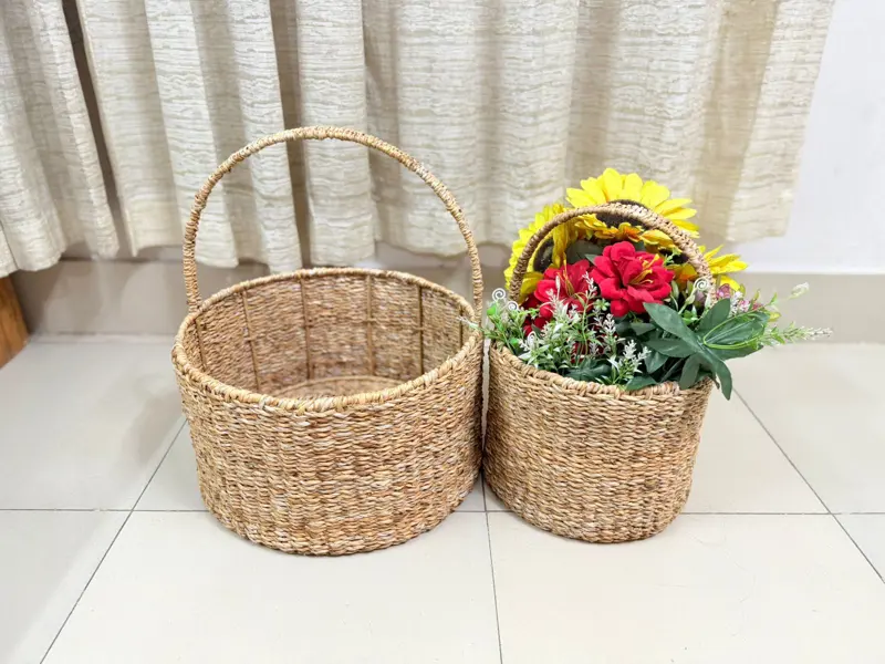 Round Handel Basket